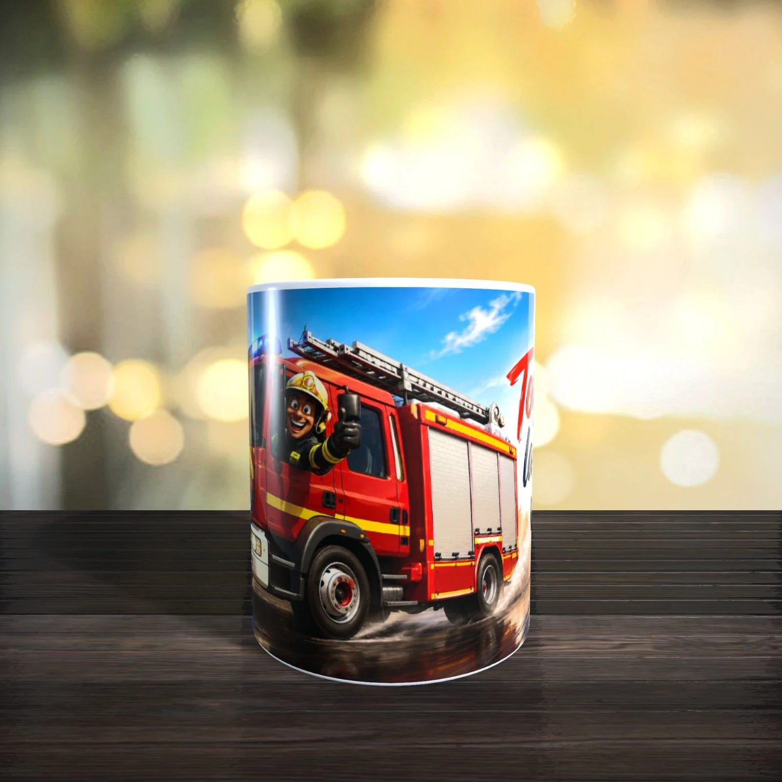 Firefighter humor mug, profession, volunteer – photo 4